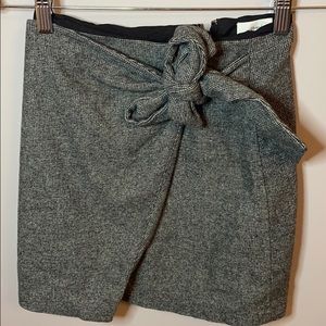 Wilfred grey mini skirt